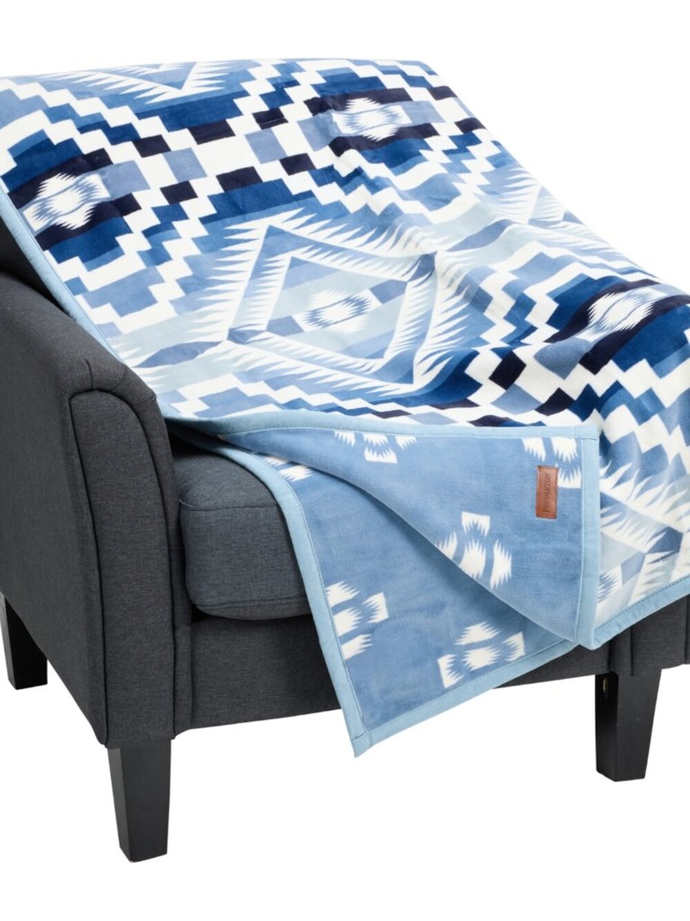 NEW!!  Pendleton  Abiquiu Sky Oversized Fleece Throw Blanket - 60x80" 267 4S2